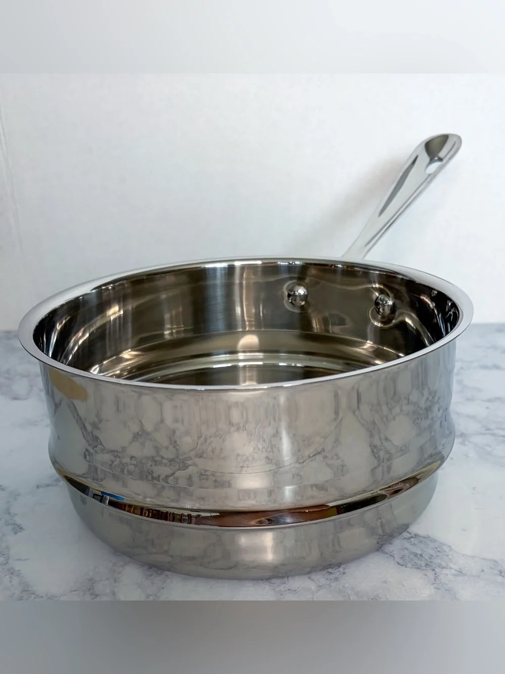 All-Clad Stainless Steel 3 Qt Double Boiler Insert NWOT
